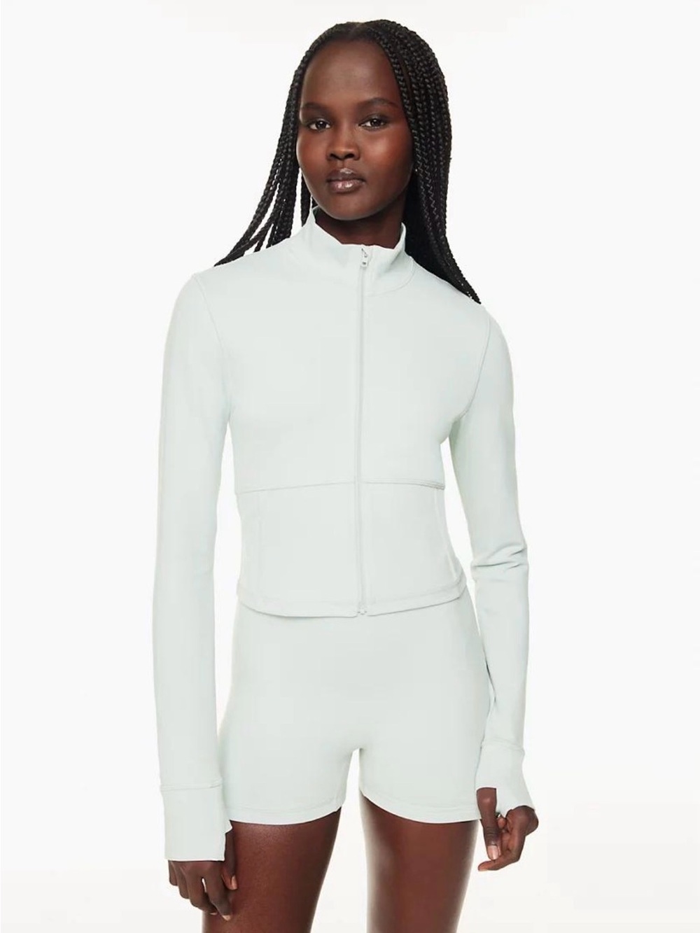 TnaLIFE™ Relay Zip-Up by TNA/TnAction, Article #91130 seafoam
